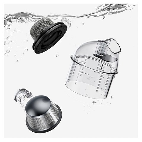 Автомобільний пилосос Baseus Capsule Cordless, чорний, 65 Вт, пластик, метал, 4000 pa, #CRXCQ01-01 Прев'ю 1
