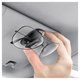 Soporte Baseus Platinum Vehicle Paste type, negro, para gafas, base pegante, plástico, #ACYJN-A01 Vista previa  1