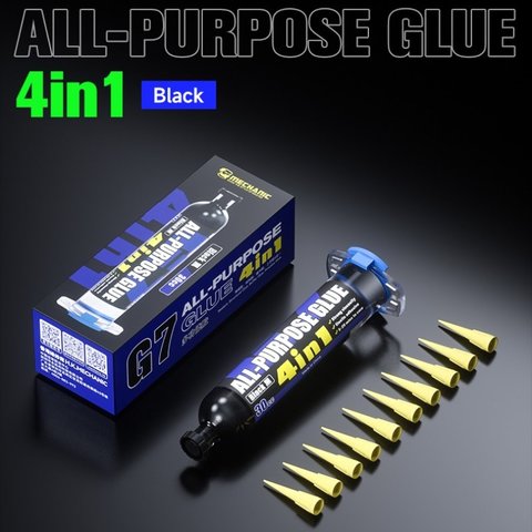 Adhesivo Mechanic G7, poliuretano, negro, para pegar tapas traseras, para marcos de pantalla, de secado instantáneo, 30 ml Vista previa  7