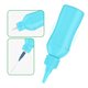 Liquid Dispenser Bottle RELIFE TB1, (50 ml, yellow) Preview 3