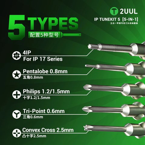 Набор бит 2UUL SD25, 5 in 1 Превью 4