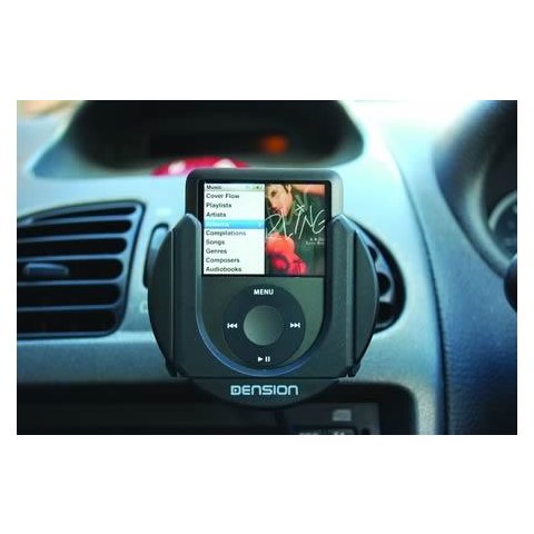 Автомобільний тримач-зарядний пристрій для  iPod / iPhone Dension IP44CR9 Прев'ю 1