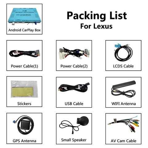 Sistema de navegación multimedia Lexus con joystick/panel táctil pequeño basado en Android 9 + CarPlay Vista previa  3