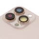 Задняя панель корпуса для iPhone 13 Pro, золотистая, со стеклом камеры, Gold, small hole Превью 1