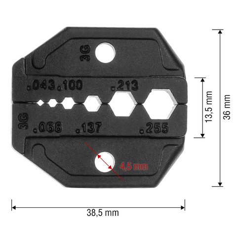 Mordaza para crimpadora Pro'sKit CP-336DG Vista previa  1