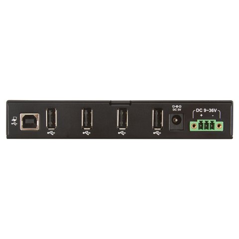 Concentrador USB de 4 puertos en carcasa metálica Vista previa  1