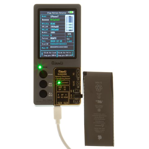 Batería puede usarse con iPhone 7, Li-ion, 3.8 V, 1960 mAh, Original (PRC), original IC, #616-00256 Vista previa  1