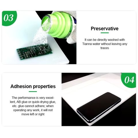 Alfombrilla aislante RELIFE RL-170A, de silicona, 230 mm, 180 mm, 500 °C Vista previa  5