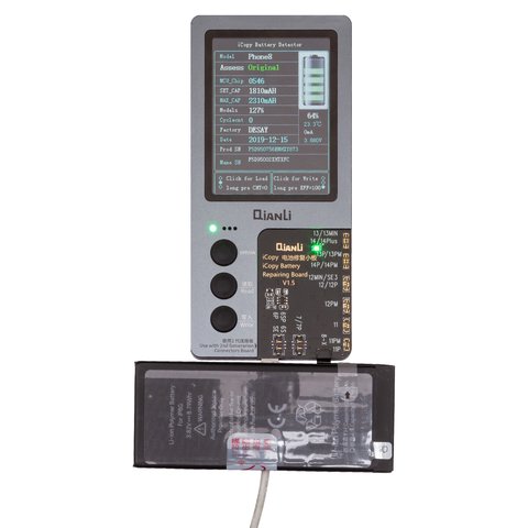 Batería JCID puede usarse con Apple iPhone 8, Li-Polymer, 3.82 V, 2300 mAh, mayor capacidad Vista previa  1