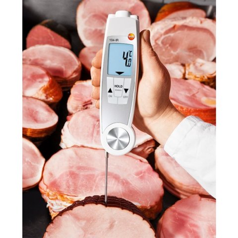 Комбінований харчовий термометр та пірометр testo 104-IR Прев'ю 6