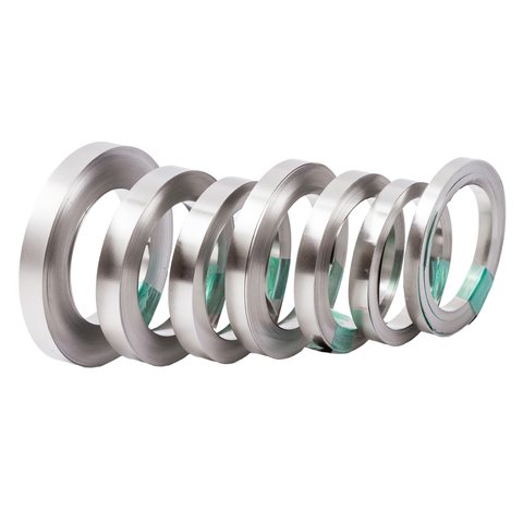 Лента никелевая для сварки аккумуляторов, 0,12 мм, 8 мм, 10 м, никелированная сталь Превью 1