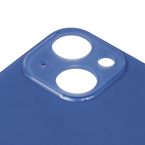 Задняя панель корпуса для iPhone 13, синяя, не нужно снимать стекло камеры, Original (PRC), big hole Превью 1