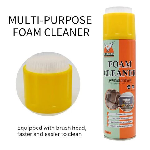 Очисник Falcon Foam Cleaner, для різних типів поверхонь, для очищення поверхонь від забруднень, 650 мл, пінний Прев'ю 2