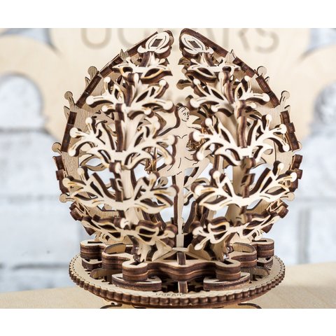 Механічний 3D-пазл UGEARS Квітка-скринька Прев'ю 4