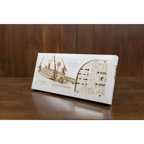 Механічний 3D-пазл UGEARS Рейки з переїздом Прев'ю 5