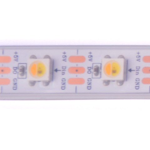 Світлодіодна стрічка SMD5050 SK6812 (1800-7000 K, біла, з управлінням, IP67, 5 В, 60 діодів/м, 5 м) Прев'ю 1