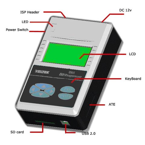 Універcальний USB програматор Xeltek SuperPro IS01 Прев'ю 2