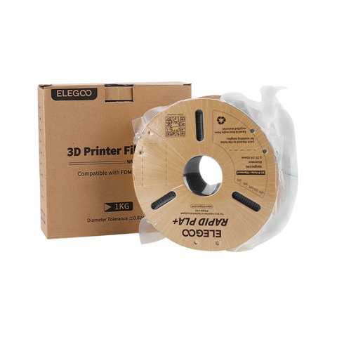 Філамент для 3D-принтера ELEGOO RAPID PLA+, чорний (black), 10 кг Прев'ю 3