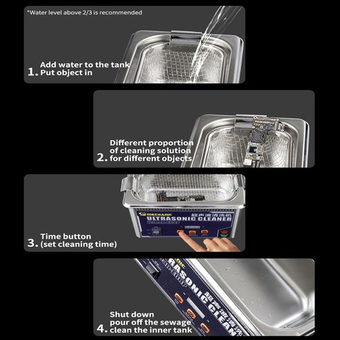 Ультразвукова ванна Mechanic iClean-E20P, 2 л, 70 Вт Прев'ю 2