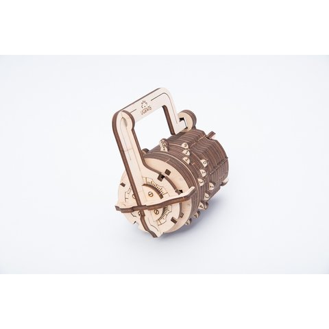 Mechanical 3D Puzzle UGEARS Combination Lock Preview 1
