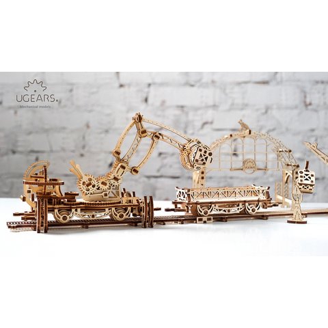 Mechanical 3D Puzzle UGEARS Rail Manipulator Preview 3